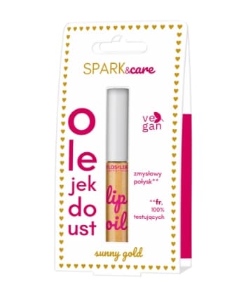 Floslek Laboratorium Spark & Care Sunny Gold Huuliöljy, 5,5 g