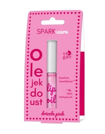 Floslek Laboratorium Spark & Care Drizzle Pink Lippeolie, 5,5 g