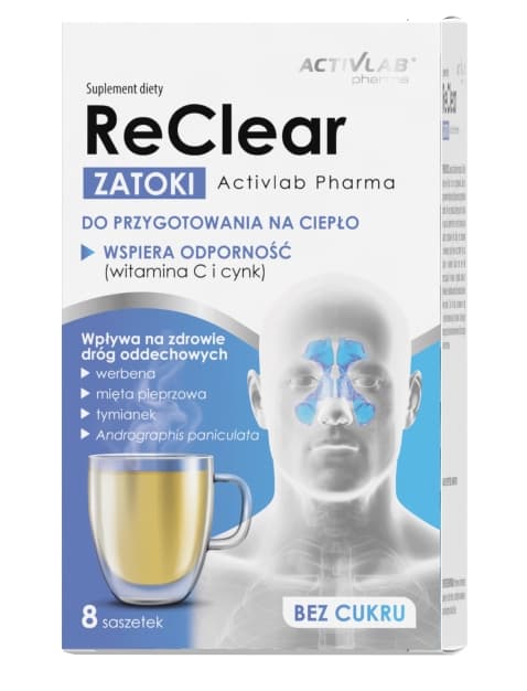 ActivLab Pharma ReClear Poskiontelot, 8 annospussia