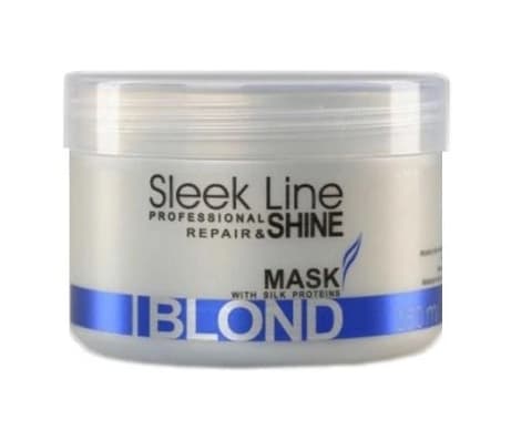 Stapiz Sleek Line Blond Mask med silke för platinablont hår, 250ml