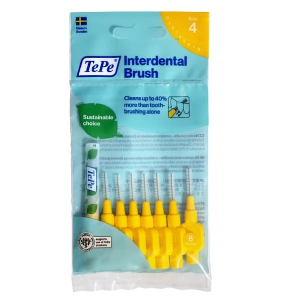 TePe Original Mellanrumsborste 0.7mm Gul, 8-pack