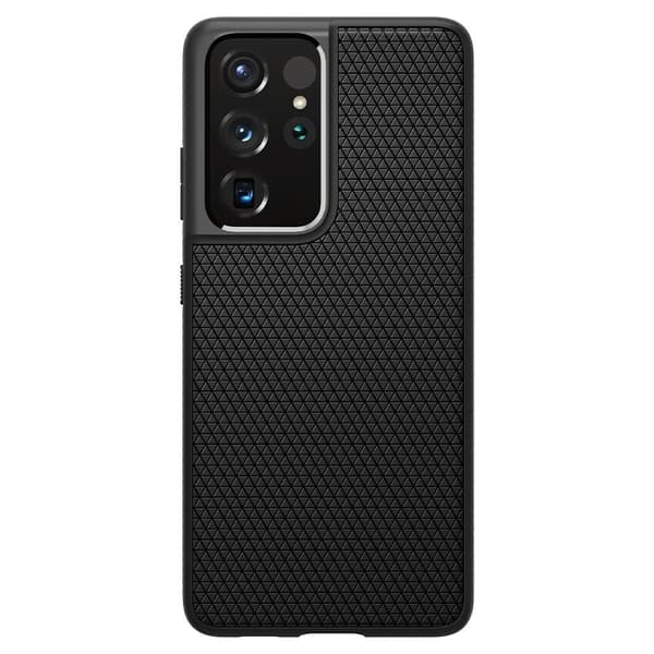 Spigen Liquid Air Fodral för Samsung Galaxy S21 Ultra - Matt Svart