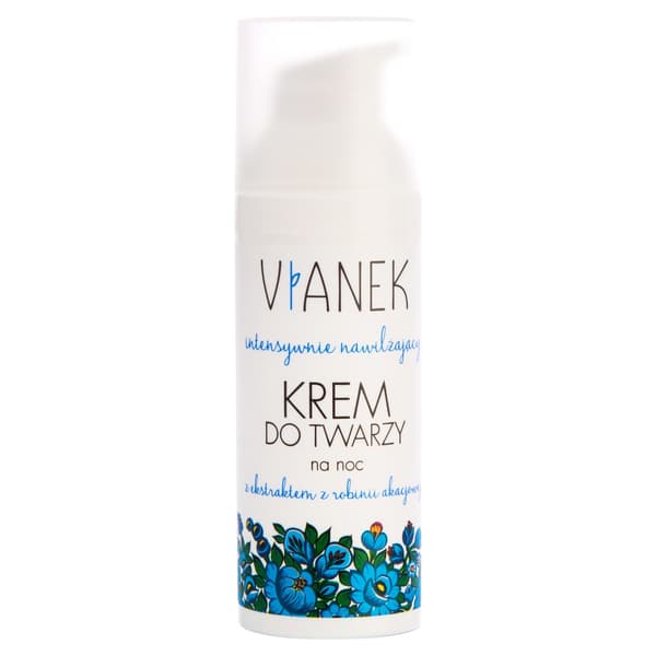 Vianek Intensivt Fugtighedsgivende Natcreme til Ansigt, 50 ml