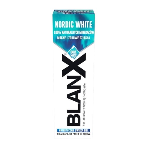 BlanX Nordic White Valkaiseva Hammastahna, 75 ml