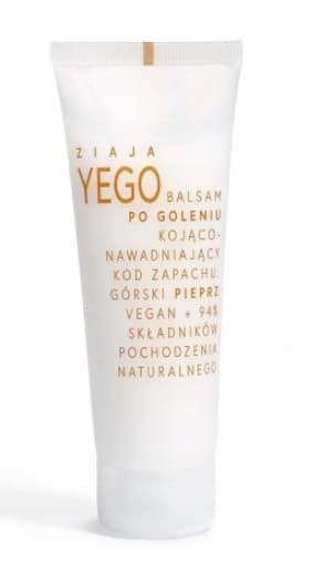 Ziaja Yego Aftershave Balm för Lugnande och Återfuktande Effekt med Bergspeppar, 80 ml