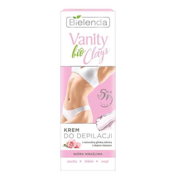 Bielenda Vanity Hårfjerningscreme med Lyserød Ler, 100 ml