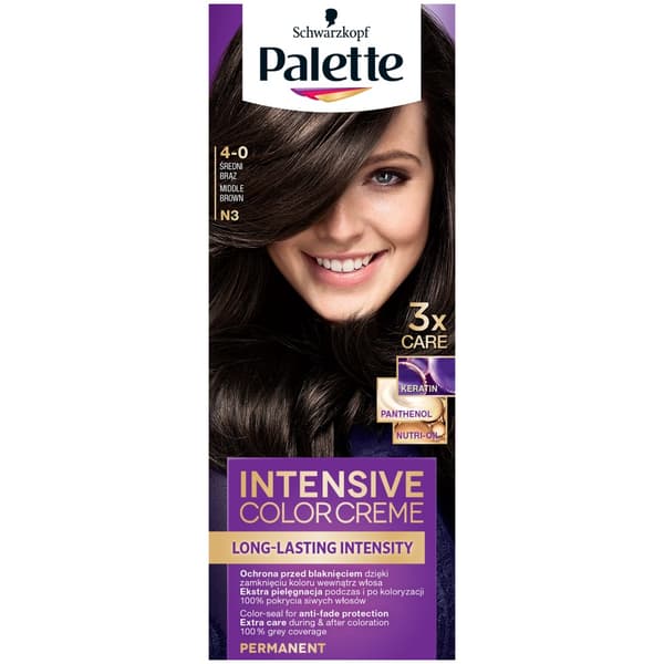 Palette Hiusten Väri N3