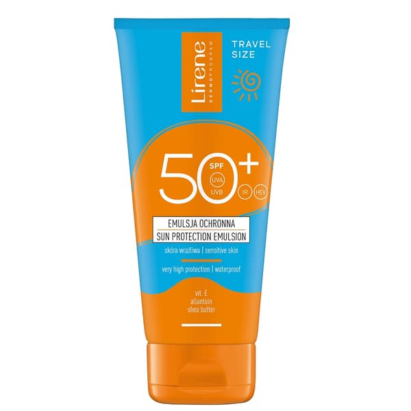 Lirene Solskyddsemulsion SPF50+ för Ansikte och Kropp, 90 ml