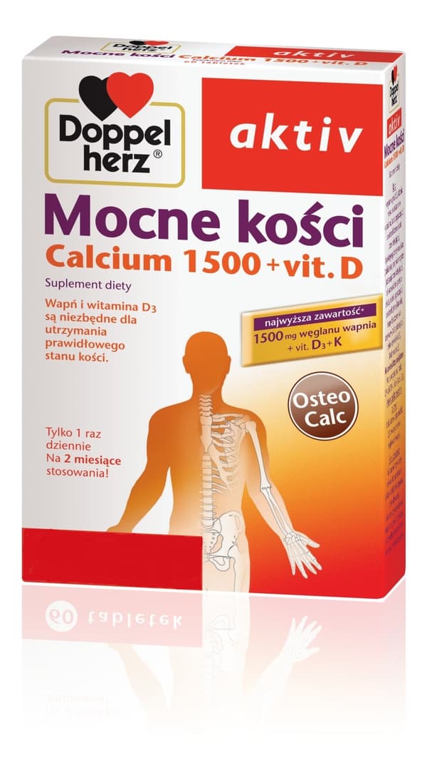 Kosttilskud Doppelherz Aktiv - Styrker Skelettet - 30 tabletter
