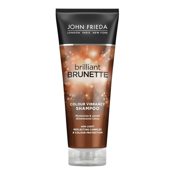 John Frieda Brilliant Brunette Färgintensiv Schampo för Mörkt Hår, 250ml
