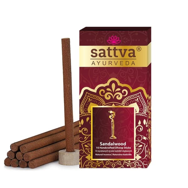 Sattva Santelipuu Suitsuketikku, 10 Kappaletta