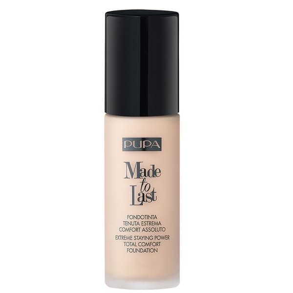 Pupa Milano Made To Last Total Comfort Foundation, Långvarig Mattande Foundation 010 Porcelain, 30 ml