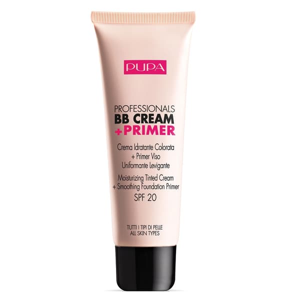 Pupa Milano Ammattimaiset BB-voide & Pohjustusvoide SPF20 001 Nude, 50 ml