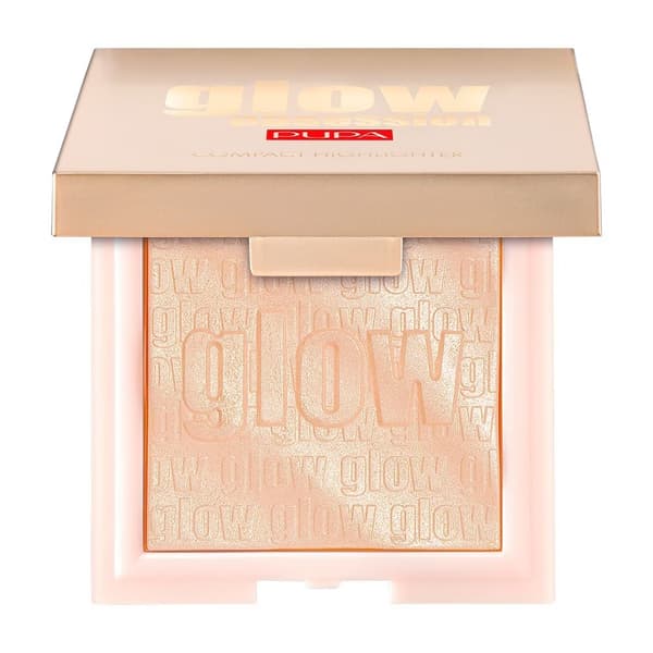 Pupa Milano Glow Obsession Korkealaatuinen Kompakti Highlighter 100 Vaalea Kulta, 6 g