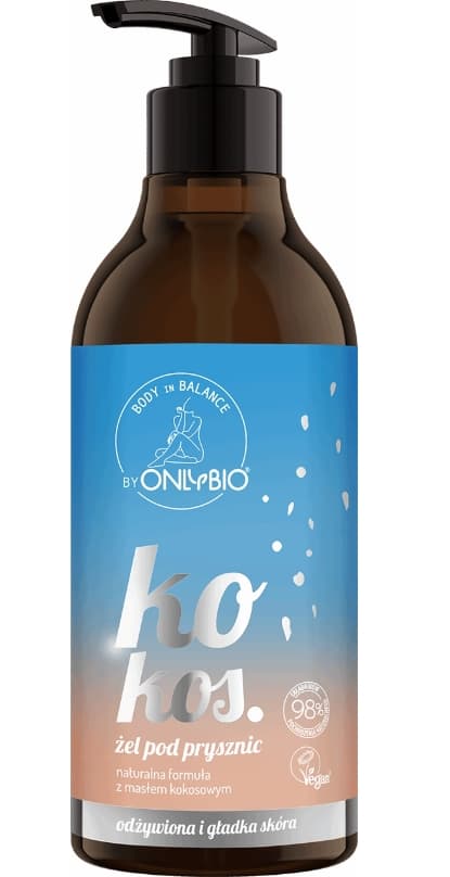 OnlyBio Kroppsbalance Kokos Brusegel, 400 ml