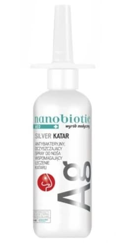 Nanobiotisk Silver Spray för Katarbehandling, 30 ml