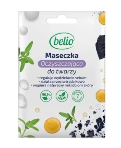 Belio Kasvonaamio, Puhdistava, 10 ml