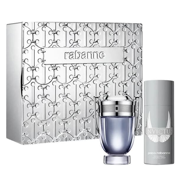 Paco Rabanne Invictus Eau de Toilette 100 ml + Deodorantti 150 ml Lahjasetti