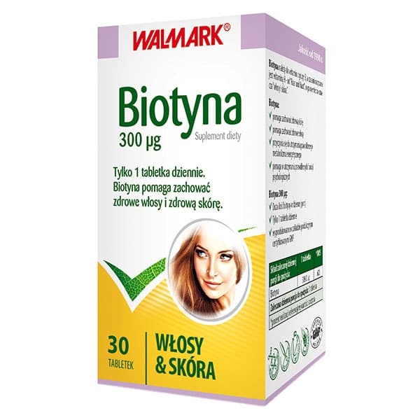 Walmark Biotiini 300µg, 30 tablettia