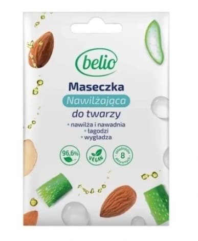 Ansiktsmask för intensiv fukt och näring 10 ml - Berikad formula främjar cellregenerering och elasticitet. Trygg tillförsel av återfuktning för stråla