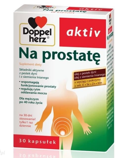 Ravintolisä Doppelherz Aktiv Tuen eturauhaselle, 30 kapselia.