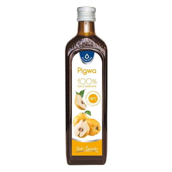 Piggjuice Premium - Kvittenfruktsaft av Hög Kvalitet, Ren och Mild Smak, 490ml