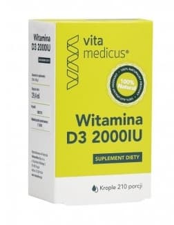 Korkealaatuinen Nesteellinen D-vitamiinivalmiste 2000IU, 29,4ml