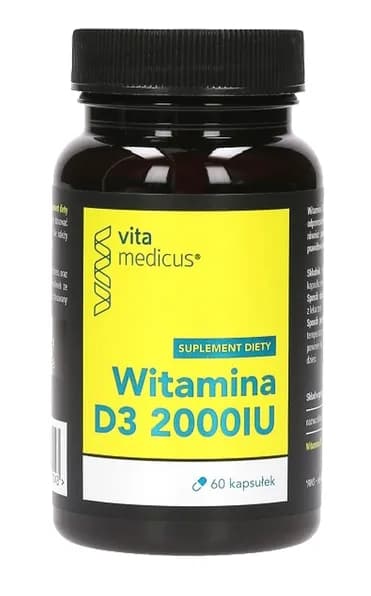 D-vitamiini 2000IU VitaMedicus 60 kapselia
