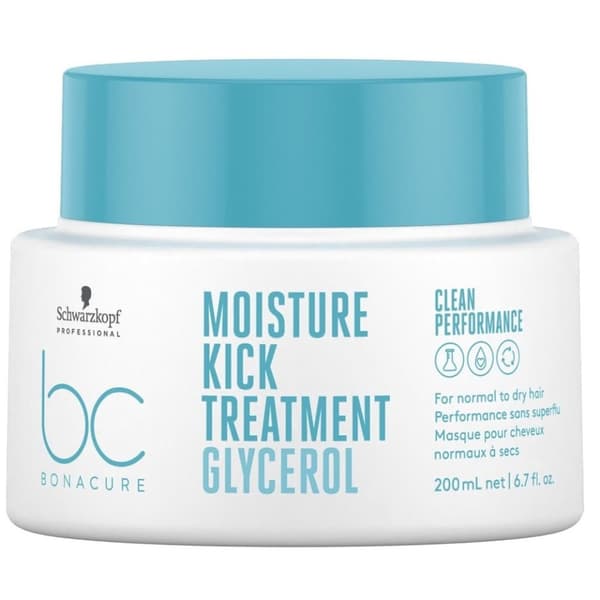 Schwarzkopf Professionell BC Bonacure Fuktighet Kick Hårmask för normalt och torrt hår, 200 ml