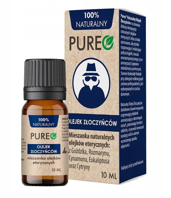 Pureo Pahantekijöiden Öljy: Luonnollinen Eteerinen Öljyseos, 10 ml