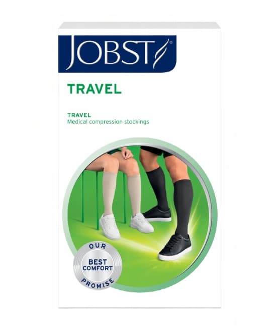 Jobst Resestrumpor Kompressionsklass 15-20 mmHg Beige Storlek 1