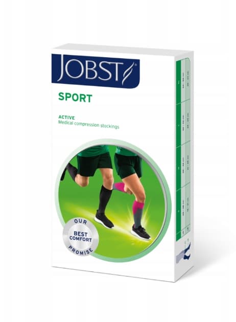 Jobst Sport Kompressionsknæstrømper 20-30 mmHg Grå/Granit XL