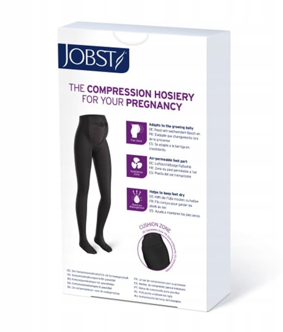 Jobst Mödra Opaque Stödstrumpbyxor CCL1 med slutna tår svarta storlek IV