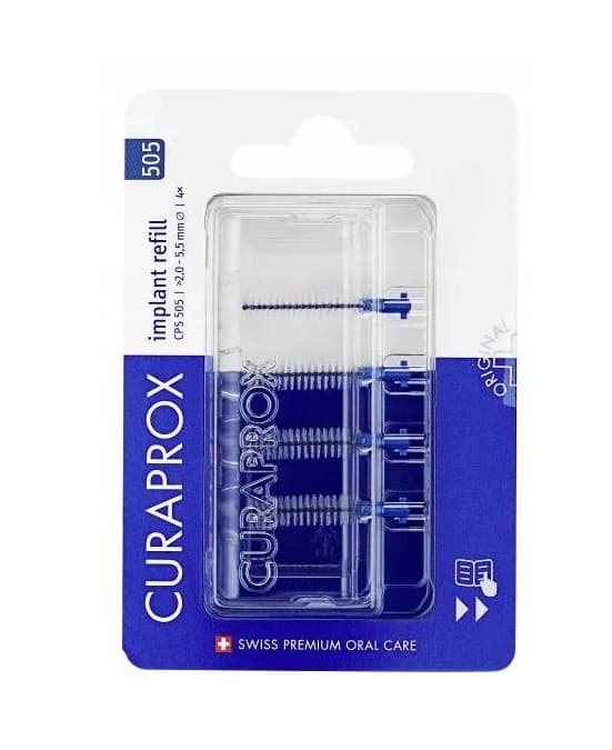 Curaprox CPS 505 Mjuk Implantat Mellanrumsborste för Implantat, 1 st.