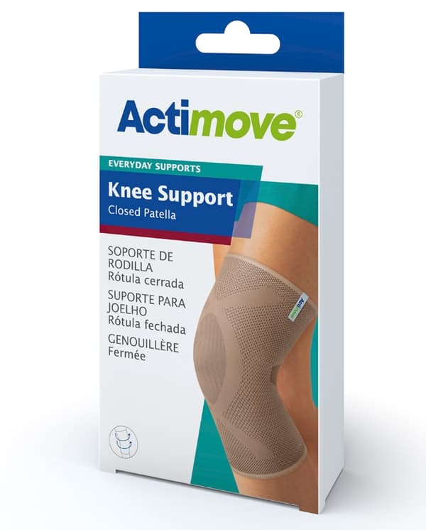 Actimove Suljettu Polvituki Beige XL