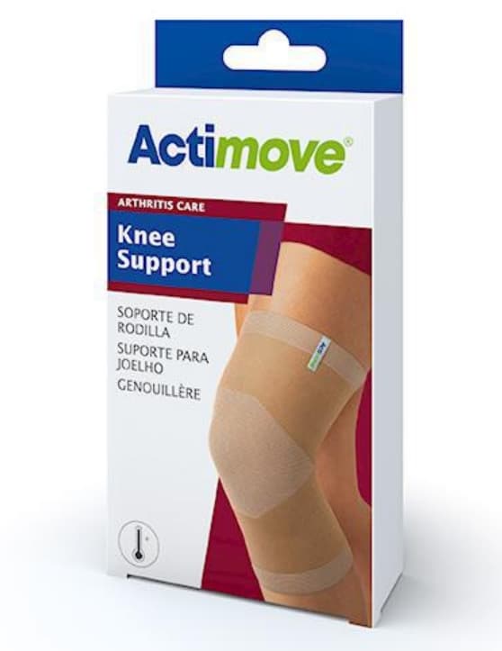 Actimove Knæstøtte Beige M - Professionel Knæbandage til Support og Stabilitet