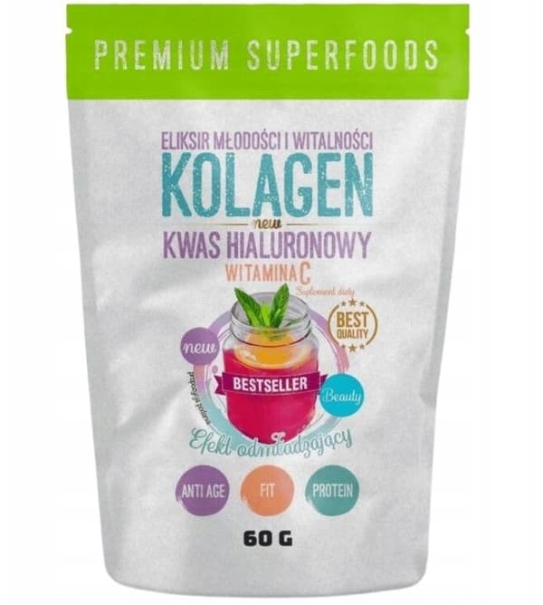 Intenson Kollagen med Hyaluronsyra och Vitamin C, 60 g