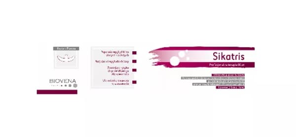 Silikonförband för ärr, ankarform, 25 cm x 10 cm, 5-pack