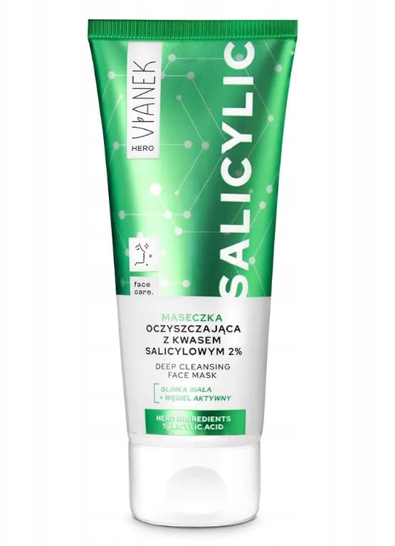 Vianek Hero Salisyylihappopuhdistusnaamio salisyylihapolla, 75 ml