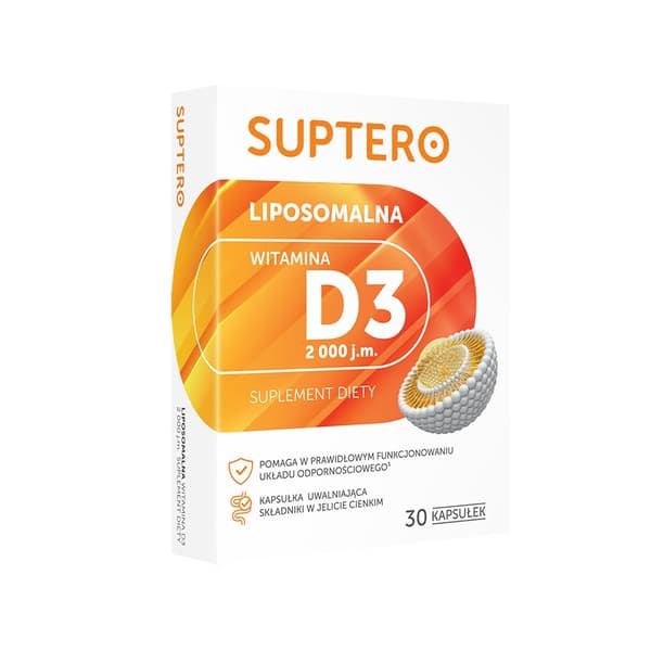 Suptero Liposomaalinen D3-Vitamiini 2000 IU, 30 kapselia