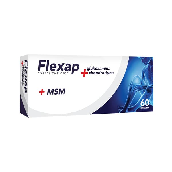 Flexap Glukosamin + Kondroitin, 60 kapslar