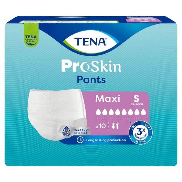 Tena Byxor ProSkin Absorberande Maxi S, 10 stycken