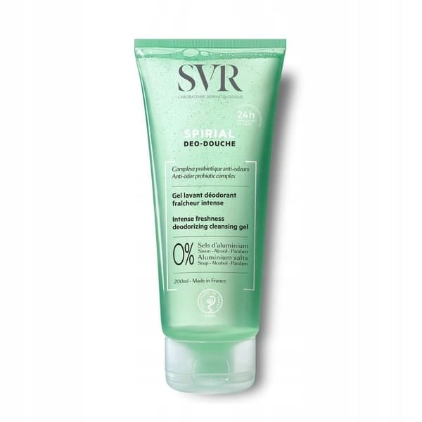SVR Spirial Deo Duschgel - Deodoriserende Vaskegel, 200 ml