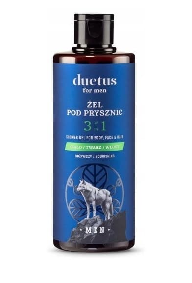 Duetus Mäns Vårdande 3-i-1 Duschgel, 300 ml