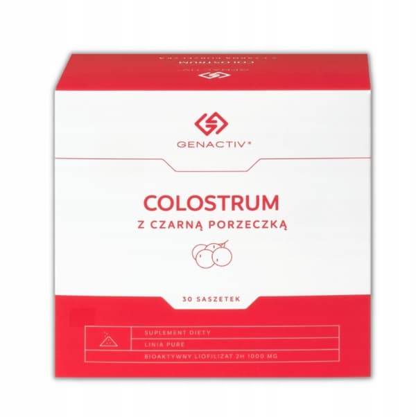 Genactiv Kolostrum med Solbær, 30 poser