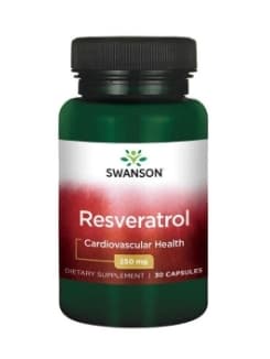 Swanson Resveratrol 250 mg, 30 kapsler