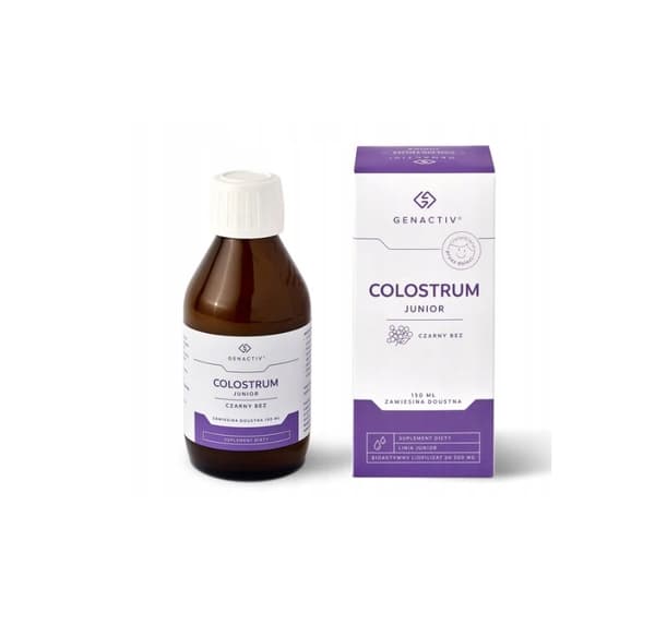 Genactiv Colostrum Junior Hyldebær, 150 ml