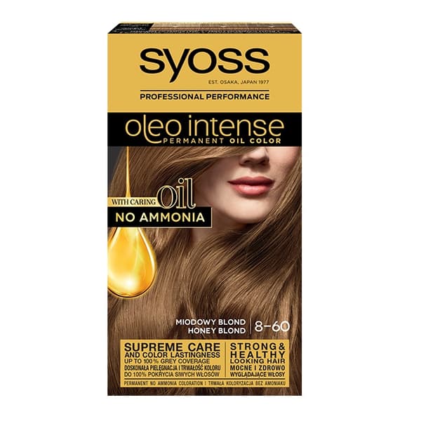 Syoss Oleo Intense Hiusväri Supreme Golds Hunajablondi 8-60