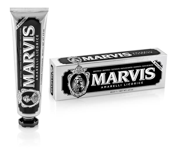 Marvis Fluor Tandpasta Amarelli Lakrids, 85 ml