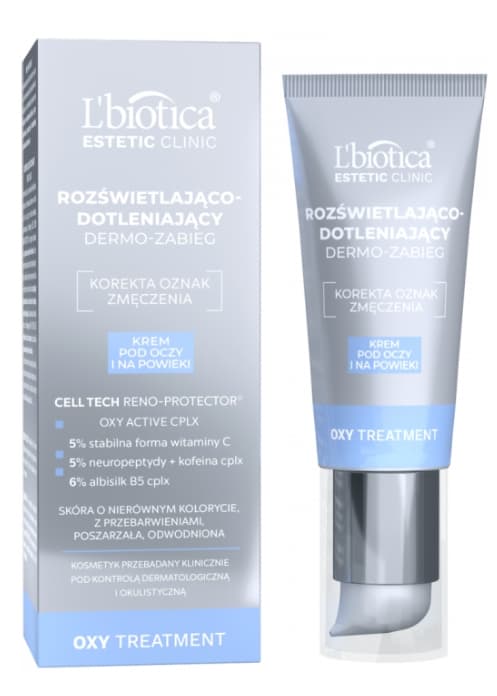 L'biotica Skønhedsklinik Oxy Behandling Nærende-Oxygen Booster Dermo-Natpleje Natcreme, 35 ml